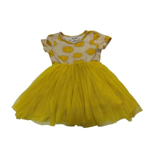 Taylor Joelle Toddler Girl 3T Sunshine Dress Tulle Comfy Casual Party Summer - Picture 1 of 6